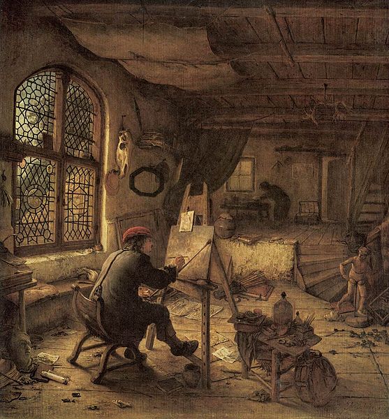 Adriaen van ostade The Painter in His Studio